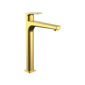 خلاط حوض عالي ازور مستورد تركى من بيورتى  PU 1568455088 Matte Gold