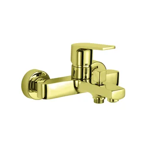 خلاط بانيو بالمحول ازور مستورد تركى من بيورتى PU 1568050088 Matte Gold