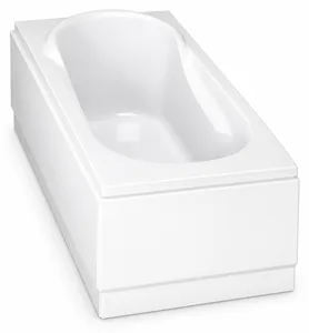 Duravit Niloplus 800020 Bathtub 170 × 70 × 37.5 cm, Front Panel + 2 Side Panels, White