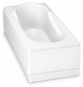 Duravit Nile Plus 800020 Bathtub 170 × 70 × 37.5 cm, Front Panel + 2 Side Panels, Pergamon