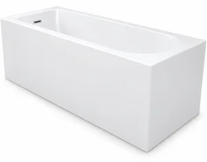 Sanipure Trevi 0010001 Bathtub 170 × 70 cm, Front Panel + Side Panel, Pergmon