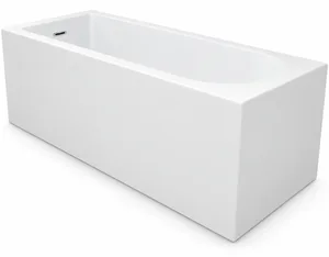 Sanipure Trevi 0010001 Bathtub 170 × 70 cm, Front Panel + 2 Side Panels, Pergmon