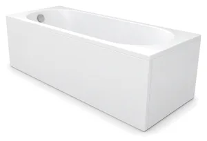 Sanipure Serena 0010073 Bathtub 160 × 75 cm, Front Panel + 2 Side Panels, White