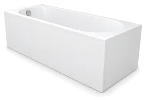 Sanipure Serena 0010073 Bathtub 160 × 75 cm, Front Panel + 2 Side Panels, Pergamon