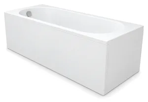 Sanipure Serena 0010029 Bathtub 170 × 70 cm, with Front Panel + 2 Side Panels, Pergamon