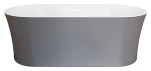 بانيو بافيليون 0010011 بالجانب قطعة واحدة مقاس 80 × 170 سم من ساني بيور - فضي ( 00100110401 )