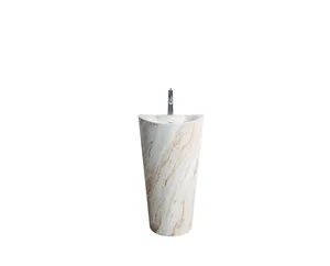 Sanipure Onda Floor Basin 0016001 with Overflow, 90 × 48 × 50 cm — Prisca (001600133)