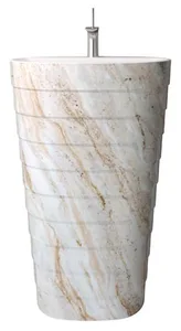 Sanipure Congo One-Piece Freestanding Floor Basin 0016003, 90 × 60 × 40 cm with Overflow, Prisca (001600333)