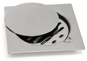 Stainless Steel Shower Drain Cover 20 × 20 cm Mok