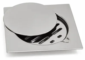 Stainless Steel Shower Drain Cover, 15 × 15 cm