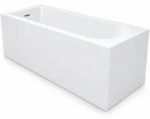 Trefi Bathtub 170 × 70 cm with Front Panel, White