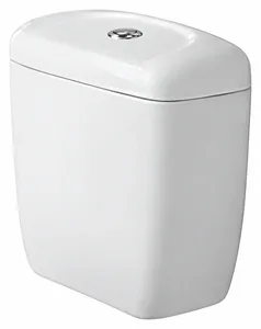 Duravit Duraplus 0879210084 Cistern with Mechanism, White, Chrome Push Button