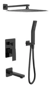 مجموعة دش دفن EBOX-00223B ايزي بوكس 3 مرحلة اسود جواد