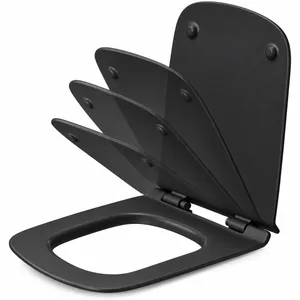 Duravit Durastyle Comfort Soft-Close Toilet Seat & Cover, Matte Black