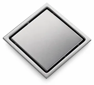 صفاية استانلس ستيل برقبة بلاستيك 20 × 20 بوشين بغطاء سادة FD-61-DC بيورا كروم