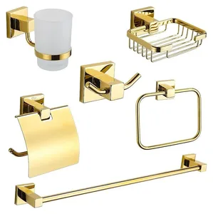 طقم اكسسوار استانلس انفينيتى 6 قطع  1200B/6G  ذهبى