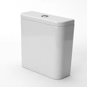 Emilia Cistern with Mechanism, White