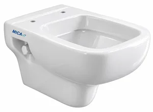 Mical Wall-Hung Toilet with Shower, White