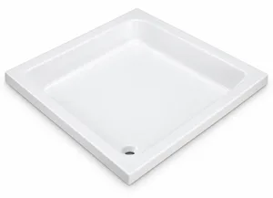 Duravit Square Shower Tray 80 × 80 cm, White