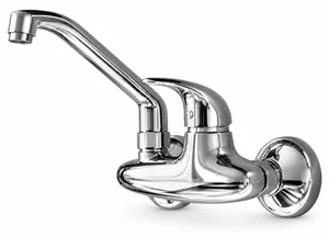 خلاط مطبخ حائطي سفنكس عبده حنفيه كالبيدا CA-5 Polished Chrome قنطرة علوية