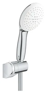 مجموعة سماعة Grohe تيمبستا 110 Chrome × White 27601003 سماعة 11 سم بخرطوم Thermal 175 سم وعلاقة وطقم التثبيت
