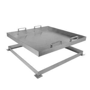 غطاء باب كشف غرفة تفتيش استانلس ستيل بيورا TC-SST-60 مقاس 60 × 60 سم 4 مقابض واطار ثابت