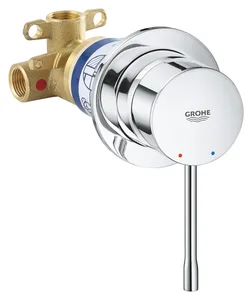 خلاط شطاف دفن Grohe ايسانس 29197000 Polished Chrome دائري شامل جسم الدفن