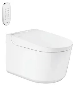 مرحاض معلق سمارت بريموت Grohe سنسيا برو 36508SH0 White بالسيديلي Self-Closing تحكم عن بعد