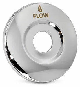 وش بشفة فلو FL2010 Polished Chrome دائري 7 سم سُمك 1 مللي