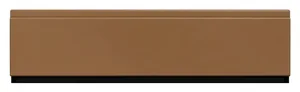 وزر PVC كامستون بني 240 × 8 سم مط