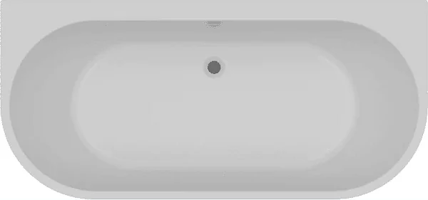 Duravit Angelo 806152 Seamless One-Piece Bathtub with Panels, 170 × 75 × 57 cm, Green
