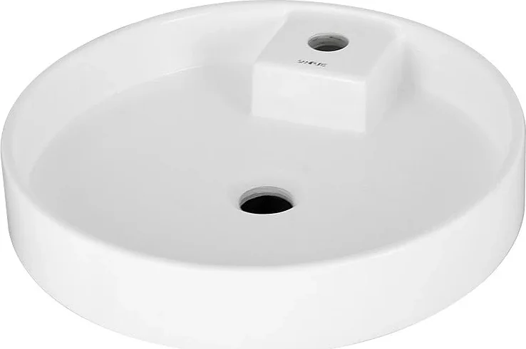 Sanipure Plato 0016009 Basin for Horizontal Surface without Overflow with Mixer Hole 42 × 42 cm, Elm (001600935)