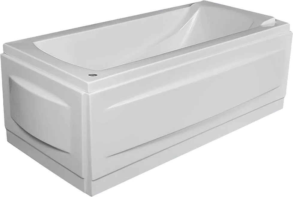 El Tib Paris Bathtub 170 × 70 cm, Front Panel Only with Frame, Pergamon