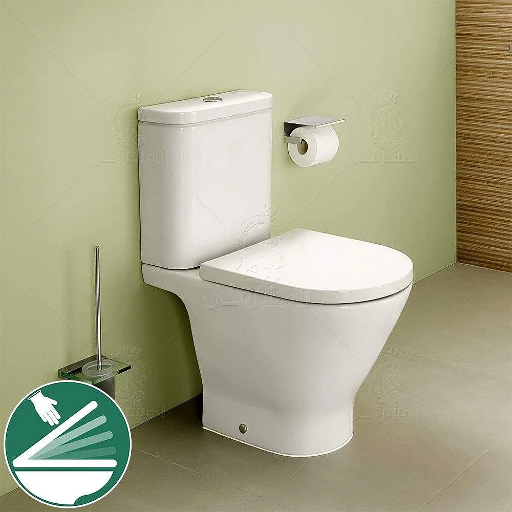 The Gap Toilet with Soft-Close Toilet Seat & Cover and Fixing Set, Pergamon