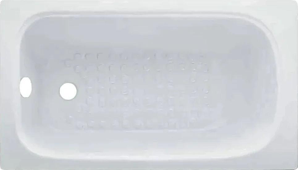 El Tib Vienna Bathtub 120 × 70 cm with Frame, 120 cm Front Panel and 70 cm Side Panel, Without Seat, Pergamon