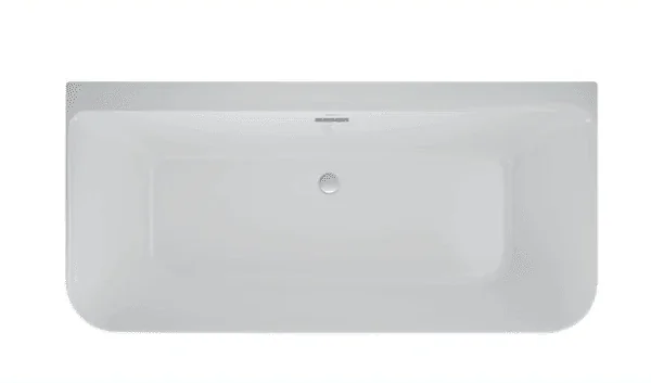 Duravit Slimless 806343 One-Piece Bathtub with Panels, 170 × 80 × 40 cm, Colors