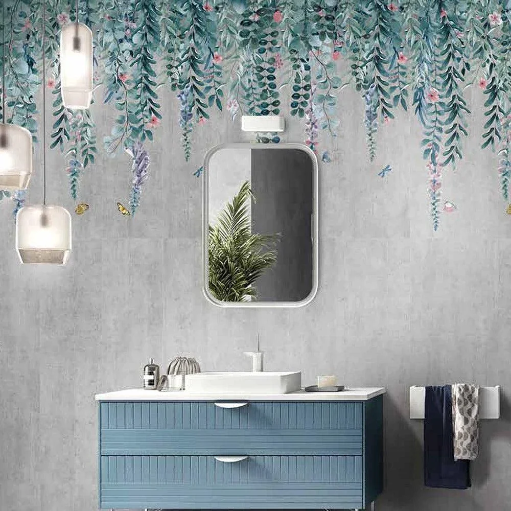 Gemma Botanica Wall Ceramic, 30 × 120 cm, First Choice — Botanica Flower Luster Grey