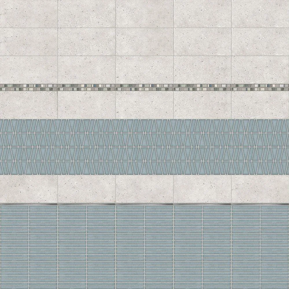 Gemma Linea Wall Ceramic, Second Choice, 30 × 60 cm — Linea Stripe Blue