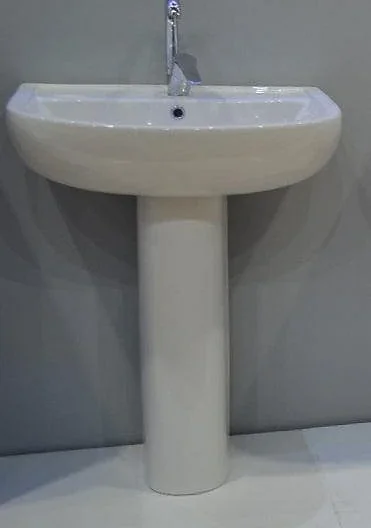 Mica Vit Nosu Basin 45 cm with Full Pedestal, Pergamon