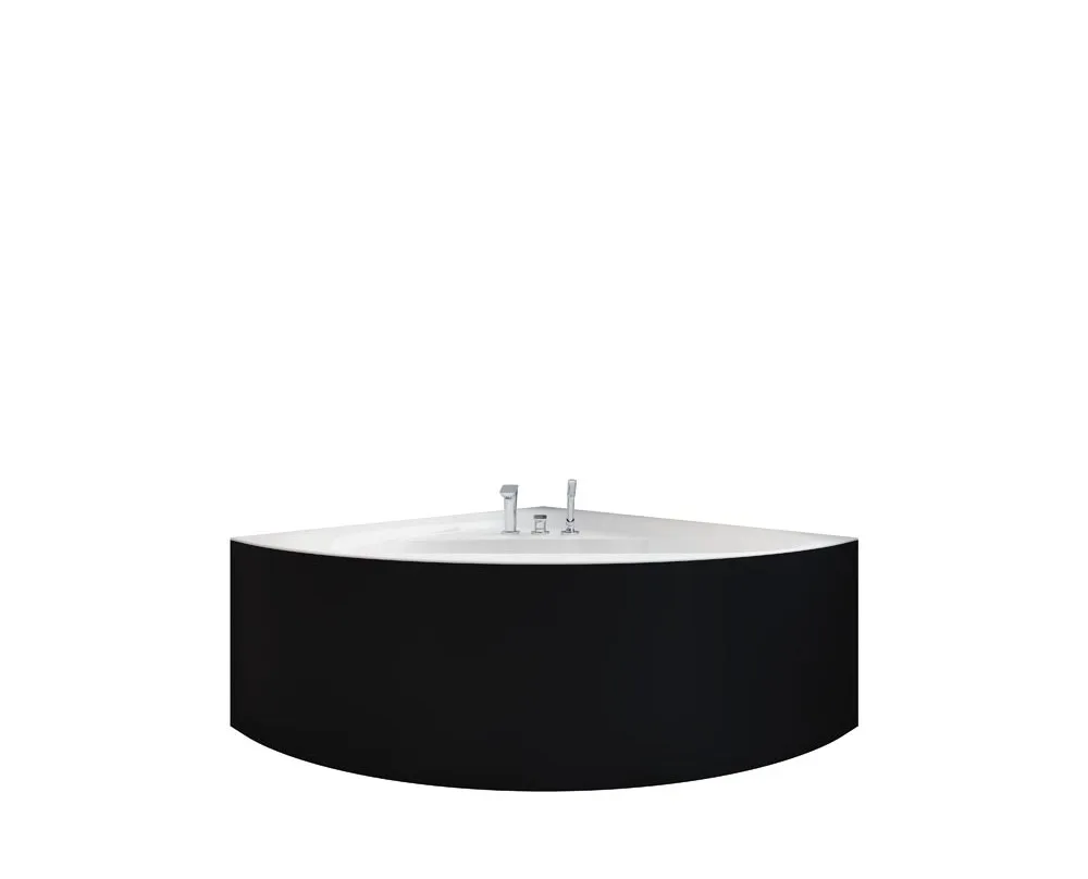 Sanipure Como One-Piece Bathtub 00100390001 Size 125 × 125 cm — Greige (00100391101)