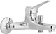 Diamond Red Single Lever Bath Mixer, Chrome - Image 2