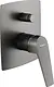 Genebre Chloe 69116345266 2-Way Concealed Bath Mixer with Diverter, Matte Grey, Spanish Made - Image 2