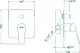Genebre Chloe 69116345266 2-Way Concealed Bath Mixer with Diverter, Matte Grey, Spanish Made - Image 3