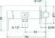 Genebre 65144195267 Concealed Bidet Spray Mixer, Grey - Image 2