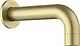 Ginebri Round Concealed Lower Outlet 166851, Matte Gold 19 cm, Imported Spanish