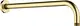 Genebre Round Concealed Shower Arm B6411351, 36 cm, Matte Gold (Spanish) - Image 2