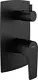 Geniper Coral 64118324166 Concealed Mixer, 3 Outlets, Brass Body, Black - Image 1