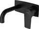 Ginebri Coral 64131324166 Concealed Basin Mixer, Matte Black, 16 cm, includes Concealed Body, Plate, Handle and Spout, Imported Spanish - Image 2
