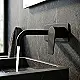 Ginebri Coral 64131324166 Concealed Basin Mixer, Matte Black, 16 cm, includes Concealed Body, Plate, Handle and Spout, Imported Spanish - Image 3