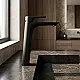 Genebre Coral Pacino 64136324166 Tall Basin Mixer 29 cm, Matte Black, Made in Spain - Image 4